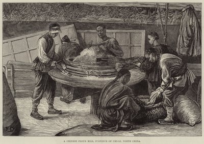 En kinesisk melmølle, Chi-Li-provinsen, Nordkina af Frank Dadd